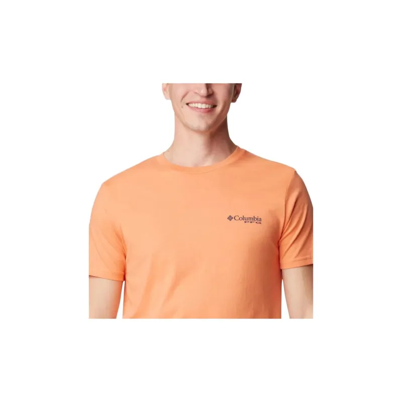 Columbia T-Shirt Men's Bright Peach Color-3
