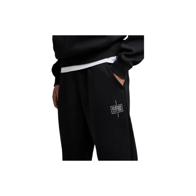 G STAR RAW Knitted Sweatpants Unisex Pitch Black-3