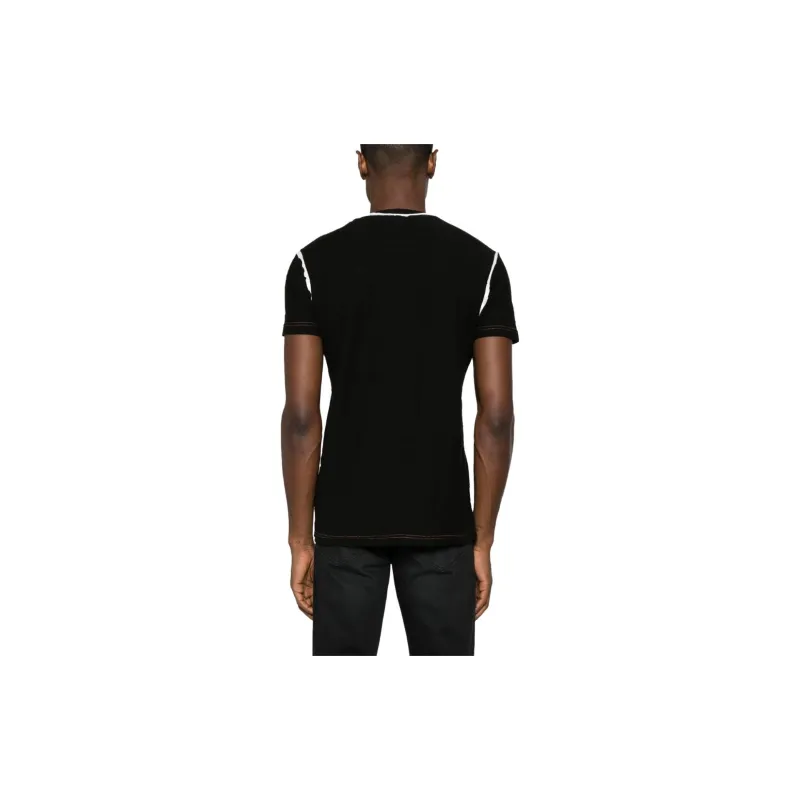 DIESEL T-Diegor-Raw-N2 Logo Embroidered T-Shirt-2