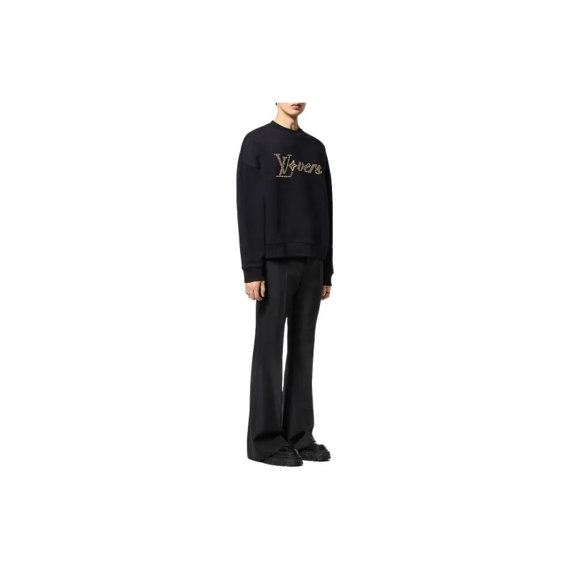 LOUIS VUITTON Cotton Signature Crewneck-4