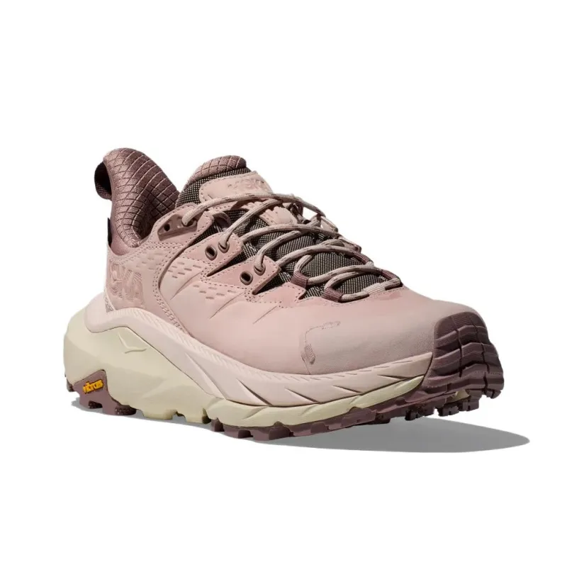 HOKA ONE ONE Kaha 2 Anti Slip Wear Resistant Low Top Hiking Shoes/Trekking Shoes Women's Pink-1