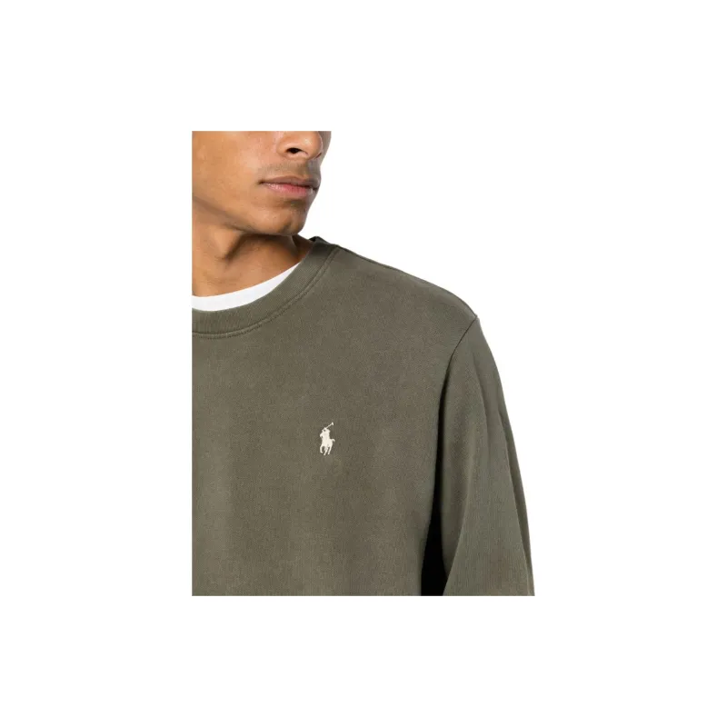 Polo Ralph Lauren Sweatshirts Men Olive Green-5