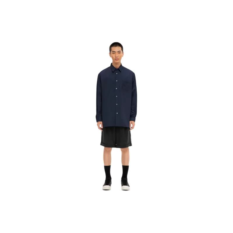 GUCCI SS23 Shirt Men's Navy Blue-3