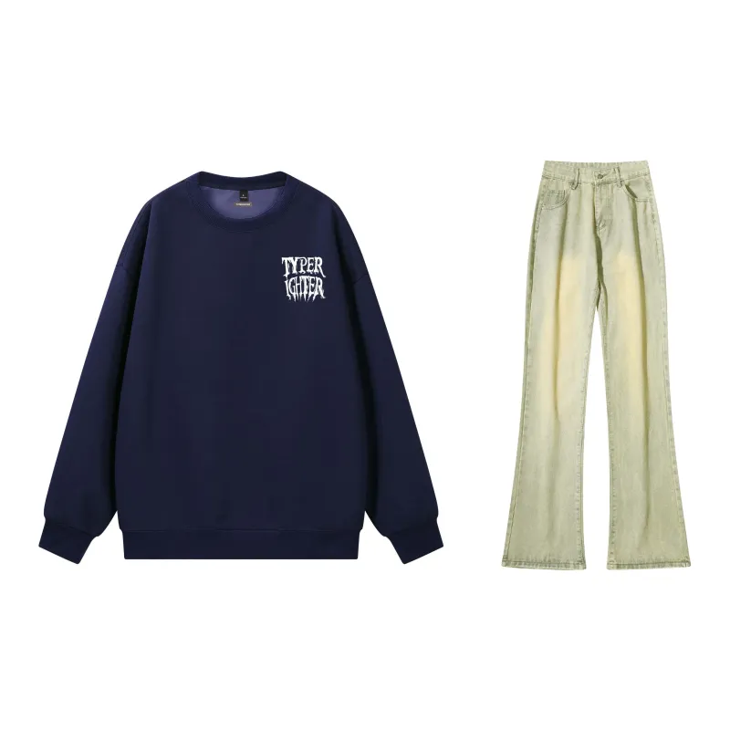 TYPERIGHTER Sweatshirt Set Unisex-9