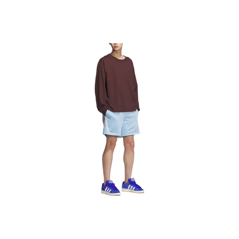 Adidas SS24 Basketball Shorts Men's Pink Blue-3