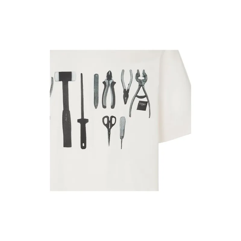 FENDI Tools Cotton T shirt-3