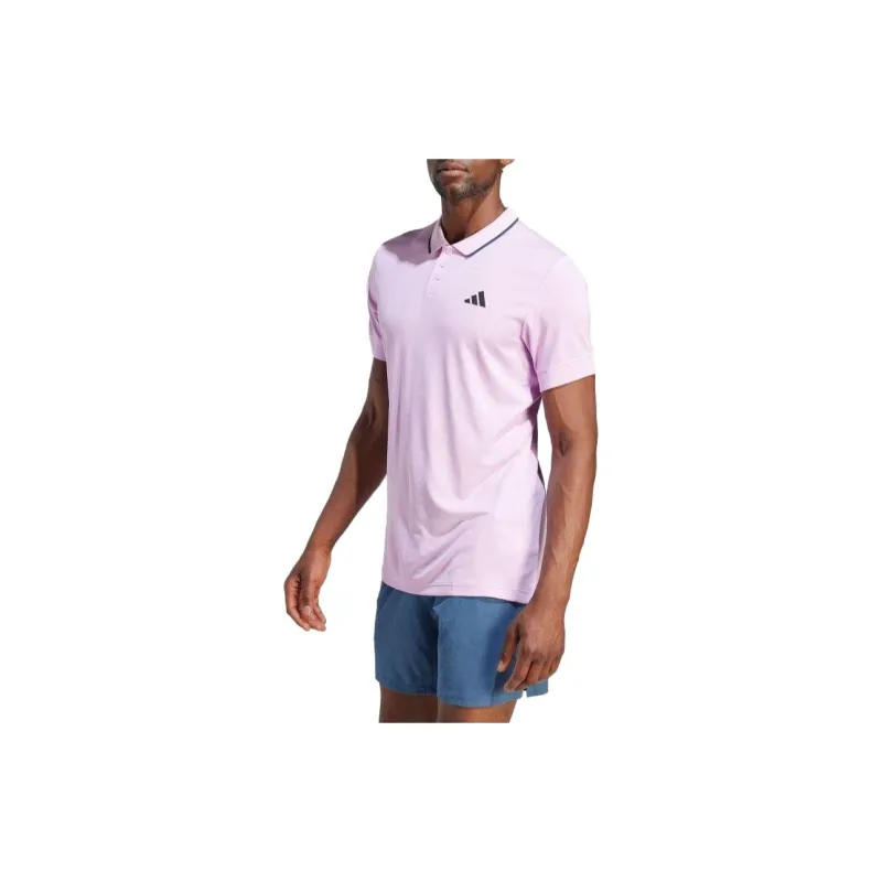 Adidas Polo Shirts Men Pink-4