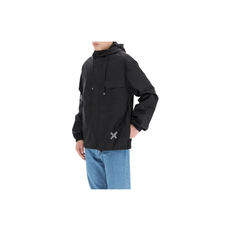 KENZO SS21 Trench Coat Men's Black-4
