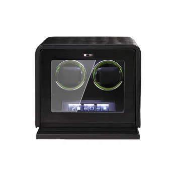 MINGNASHI UK 1/2/3/4/6/8/12 Watch Winder White Orange Green Black Leather Unisex