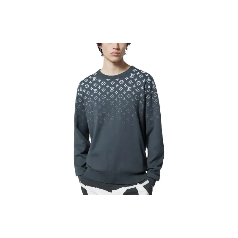 LOUIS VUITTON Gradient Cotton Crewneck-3