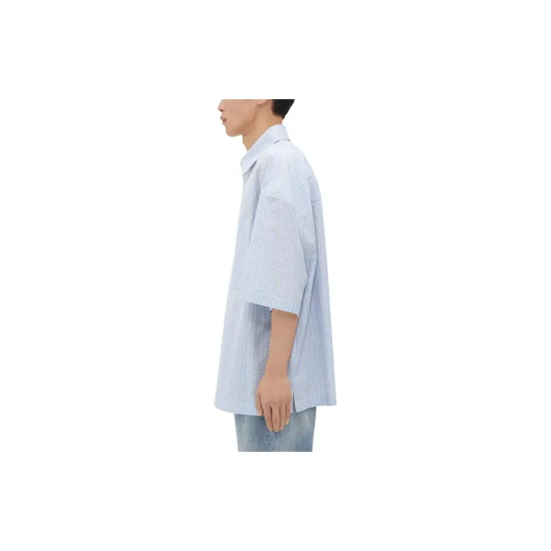 Bottega Veneta Bv Embroidered Check Overshirt-5