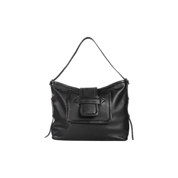 PIERRE HARDY Grained Calfskin One Shoulder Handbags Women's Black