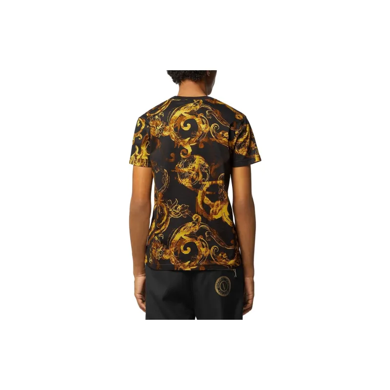 VERSACE Baroque Printed Crewneck T-Shirt-1