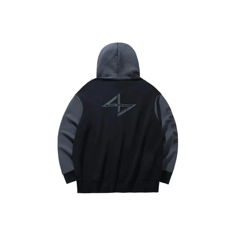 Anta Basketball Collection Baseball Jacket Unisex Basic Black-1