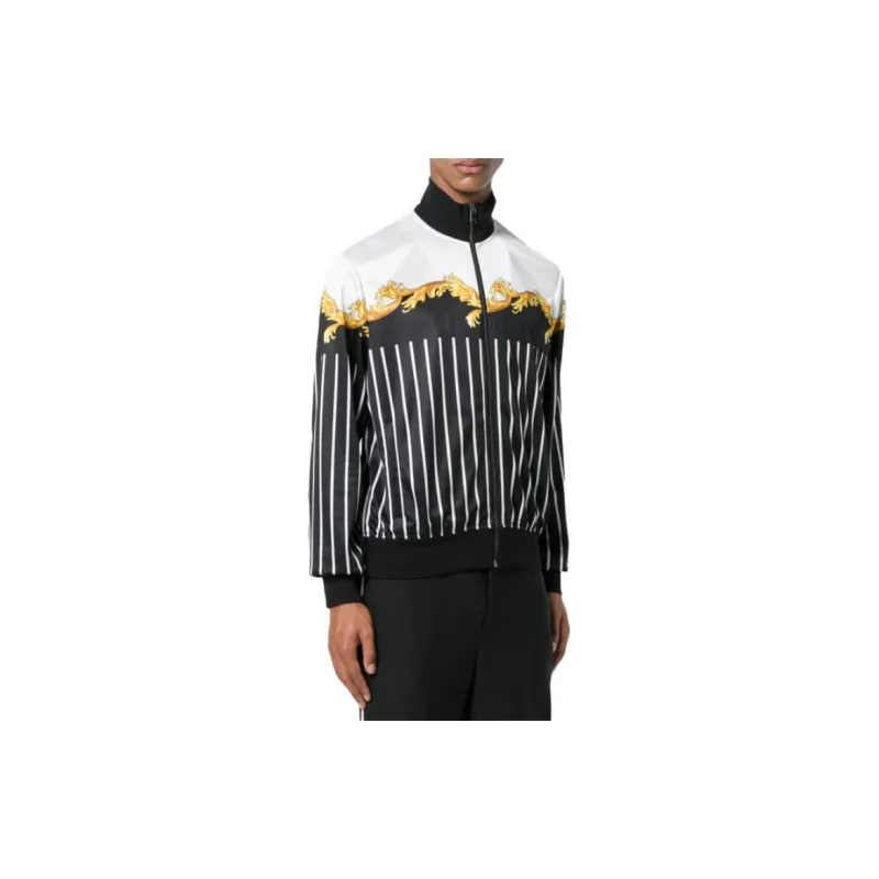 VERSACE Jackets Coats Men's Black-3