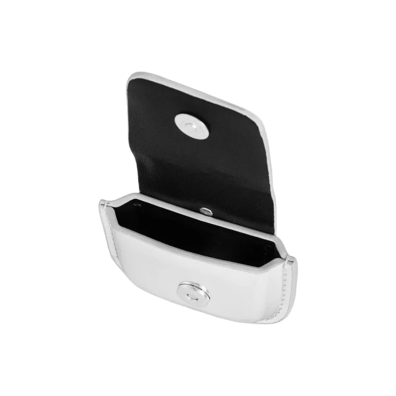 REBECCA MINKOFF Polyurethane Earphone Case Women's Silver-2