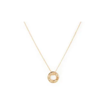 TIFFANY & CO. Atlas® 18K Rose Gold Necklaces Women's Rose Gold