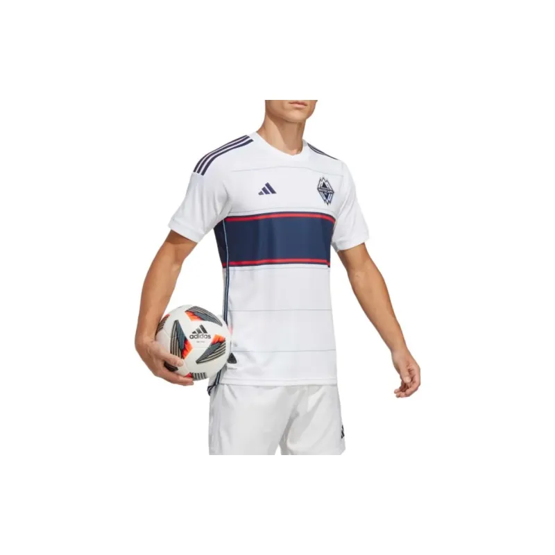 Adidas Vancouver Whitecaps Fc 23/24 Home Authentic Jersey Soccer Jerseys Men's White-2