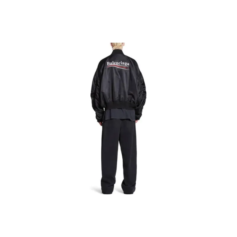 Balenciaga Logo Embroidered Jacket-4