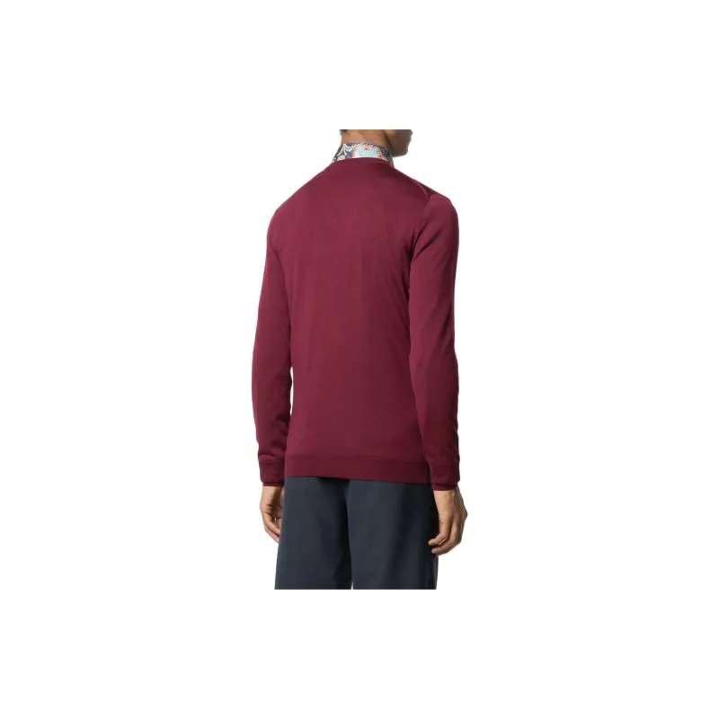 GUCCI SS22 Sweater Men's Burgundy-3