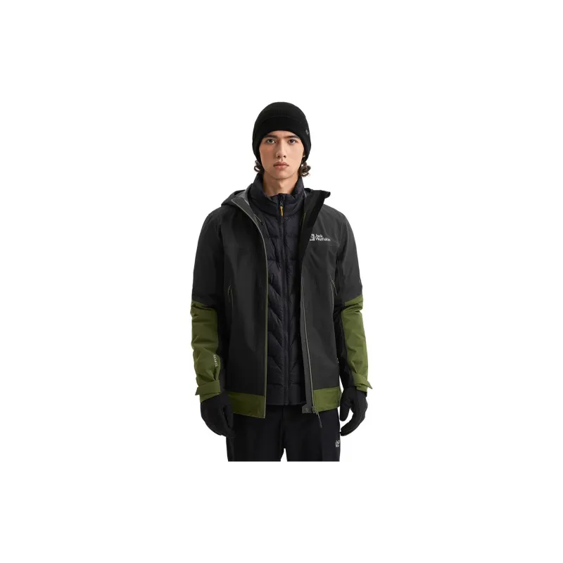 Jack Wolfskin Water Resistant Windproof And Water Repellent Windbreaker Jacket Men's-4
