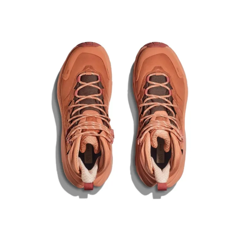 HOKA ONE ONE Kaha 2 Anti Slip Wear Resistant Mid Top Outdoor Shoes Women's Umber-2