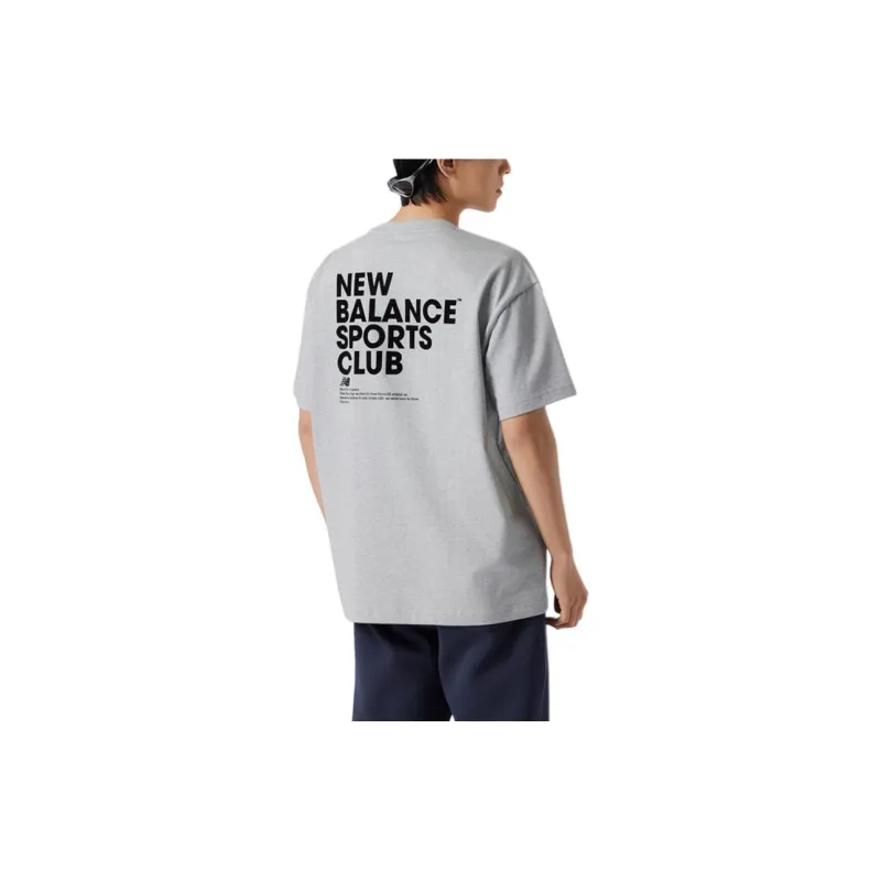 New Balance T Shirts Men Gray-3