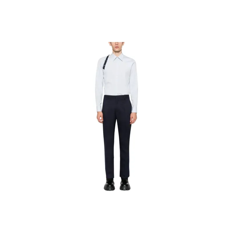 OFF WHITE High Waist Straight Leg Pants-1