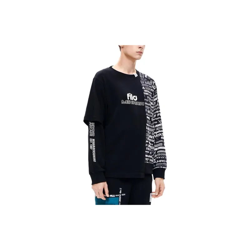 FILA Sweatshirts Men Black-4