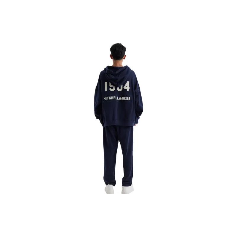Mitchell Ness Sweatshirts Unisex Navy Blue-5
