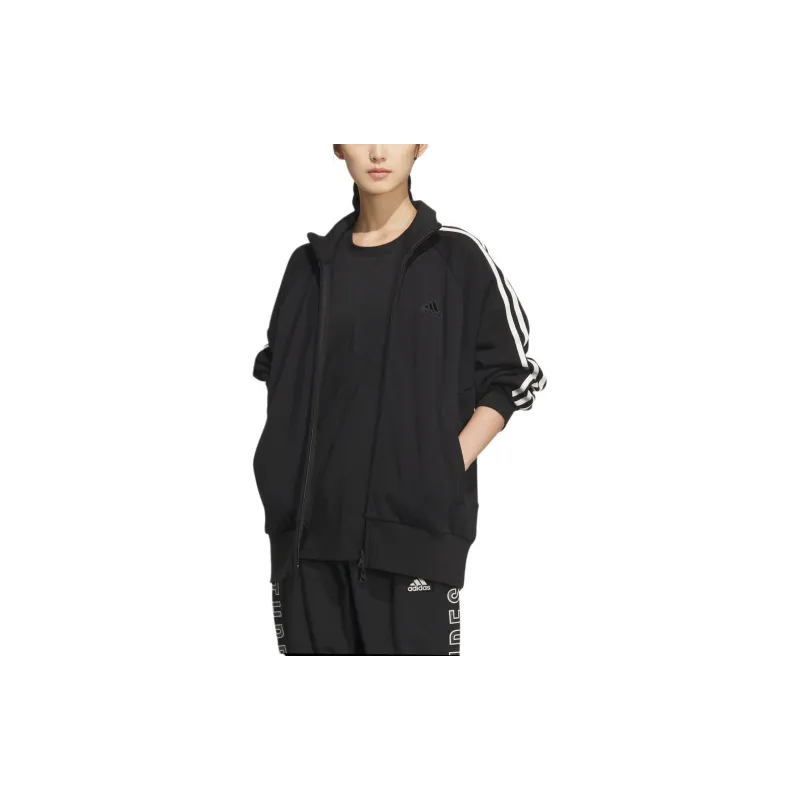 Adidas 3 Stripes Jackets & Coats Unisex Black-3