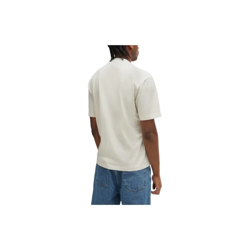 HUGO BOSS SS24 T Shirt Unisex Natural White-2
