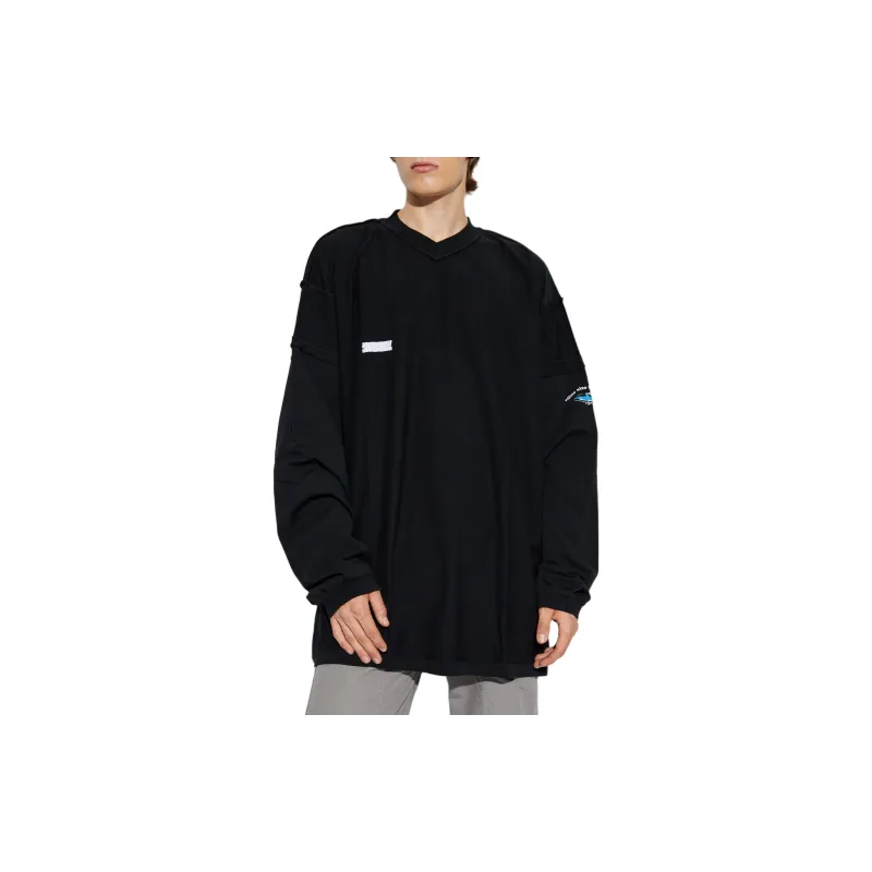 Vetements Inside Out Shark Long Sleeve-3
