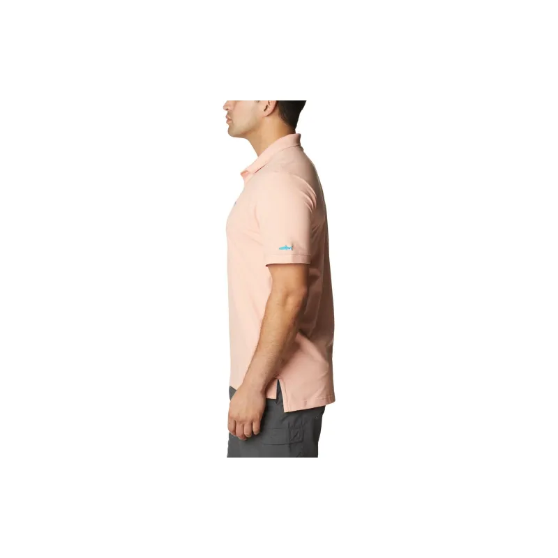 Columbia PFG T Shirts Men Pink-4