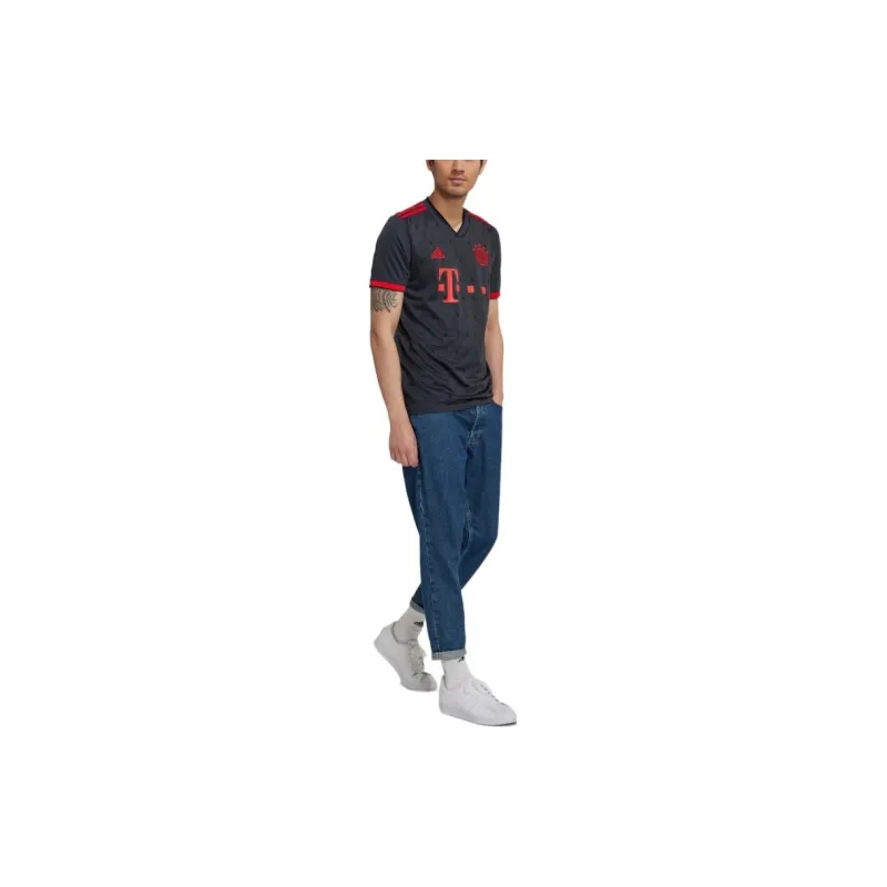 Adidas Soccer Jerseys Men Night Sky Gray-2