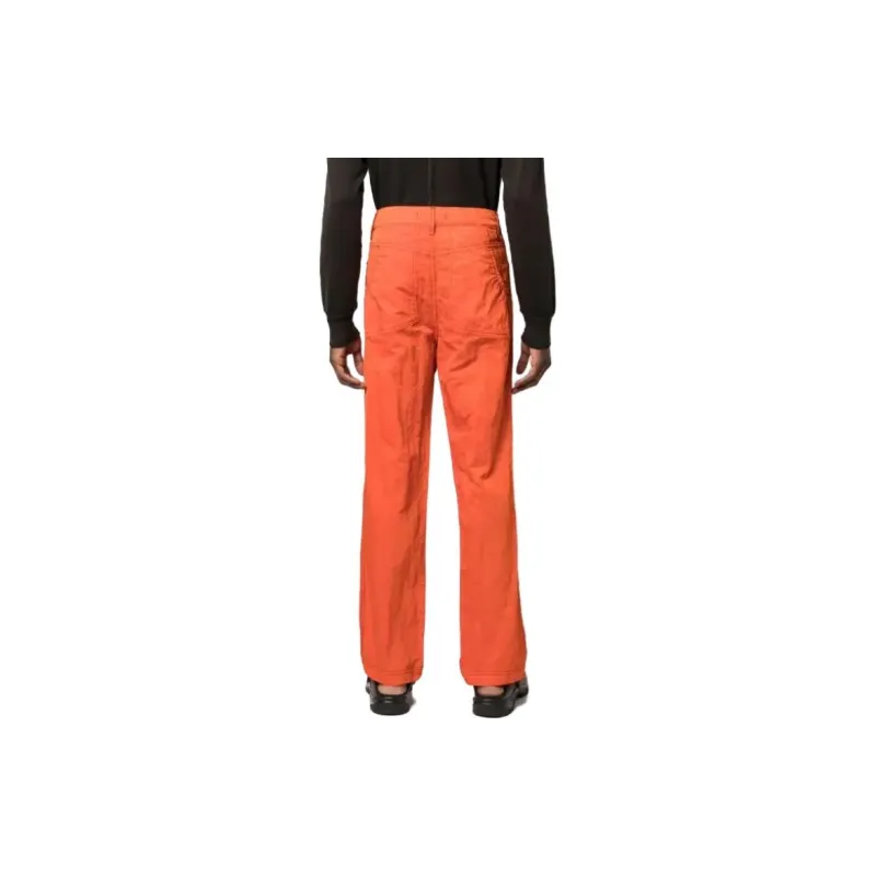 ECKHAUS LATTA Crinkled finish Straight leg Trousers-2