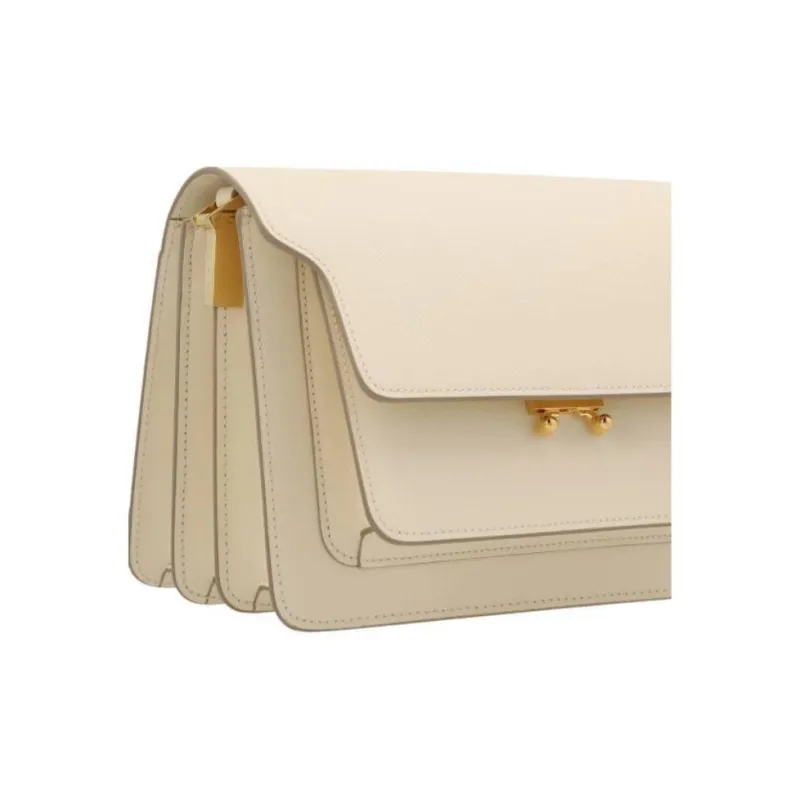 MARNI Trunk Foldover Top Medium Shoulder Bag-2