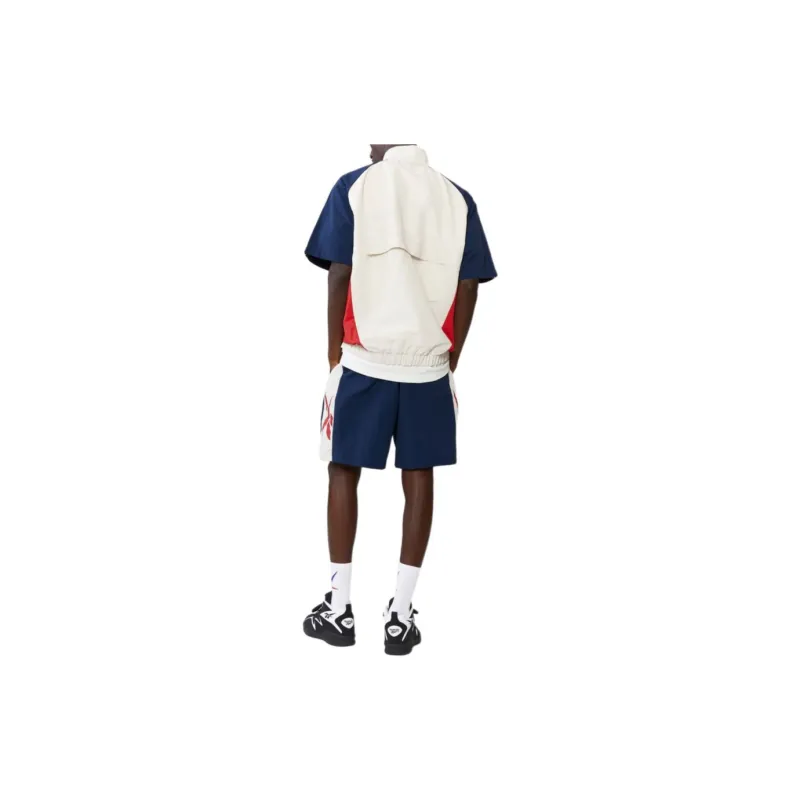 Reebok Vector Block Jackets Coats Unisex Beige/Navy-3