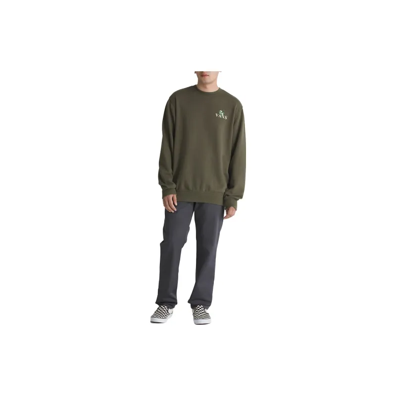 Vans Take It Easy Sweatshirts Men Green-1
