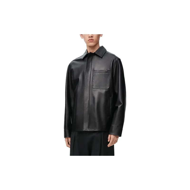 LOEWE Logo Debossed Overshirt-2