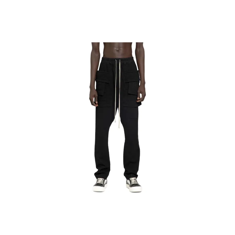 RICK OWENS Drawstring Cargo Trousers-2