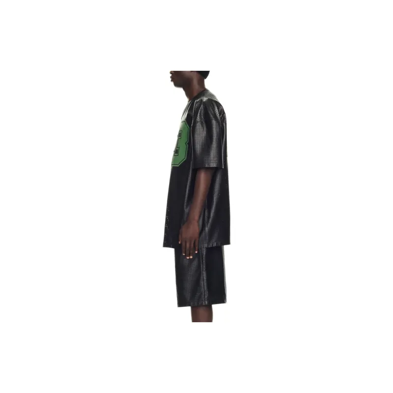 OFF WHITE Natlover Basketball Leather T shirt-3