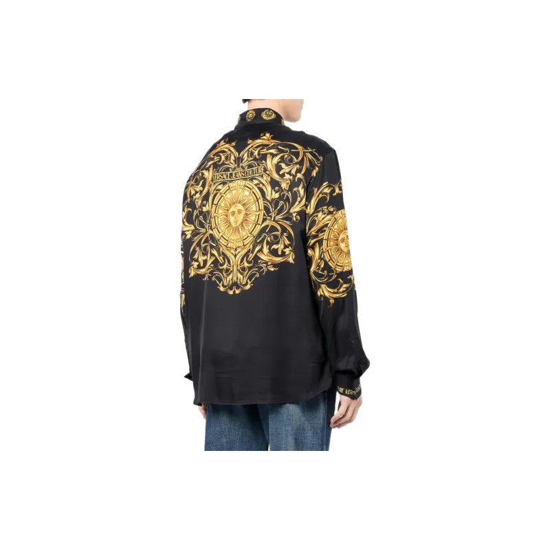 VERSACE JEANS COUTURE Shirts Men Black-3
