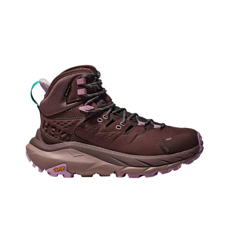 HOKA ONE ONE Kaha 2 Anti Slip Wear Resistant High Top Trekking Shoes Women's Umber-3