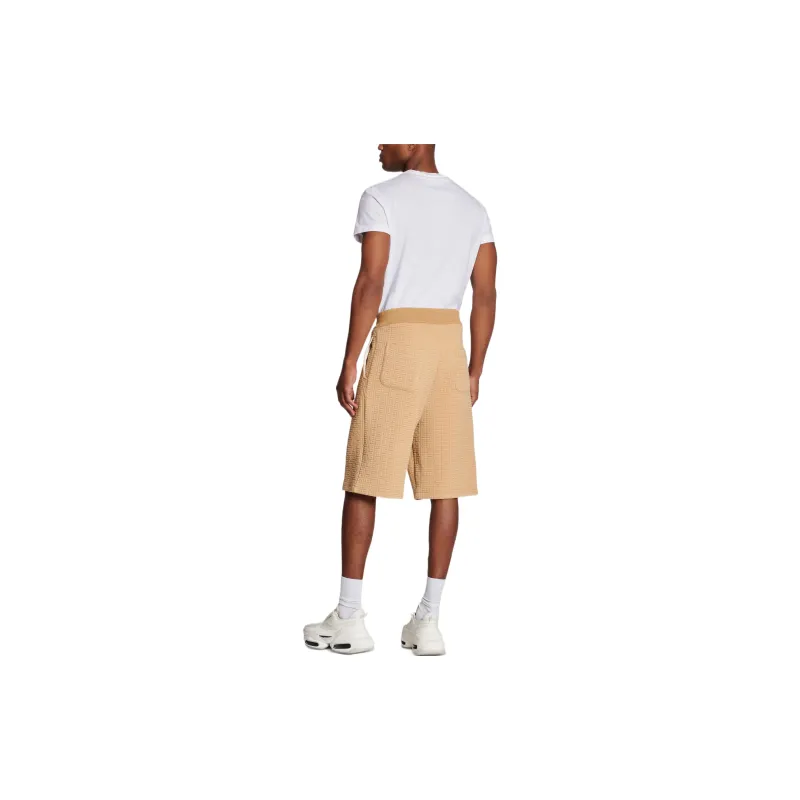 BALMAIN Casual Shorts Men Brown-1