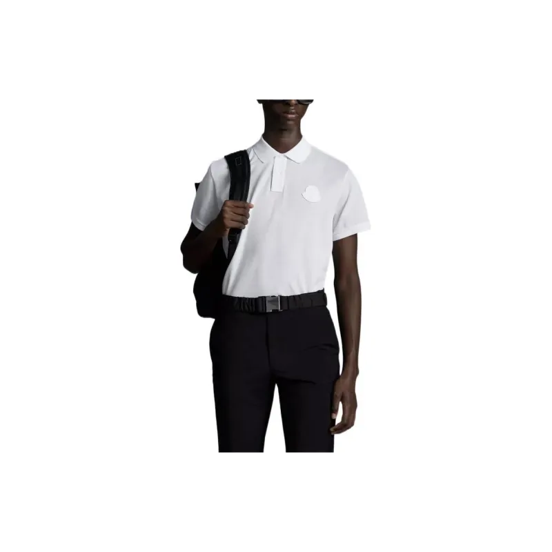 Moncler Polo Shirts Men White-1