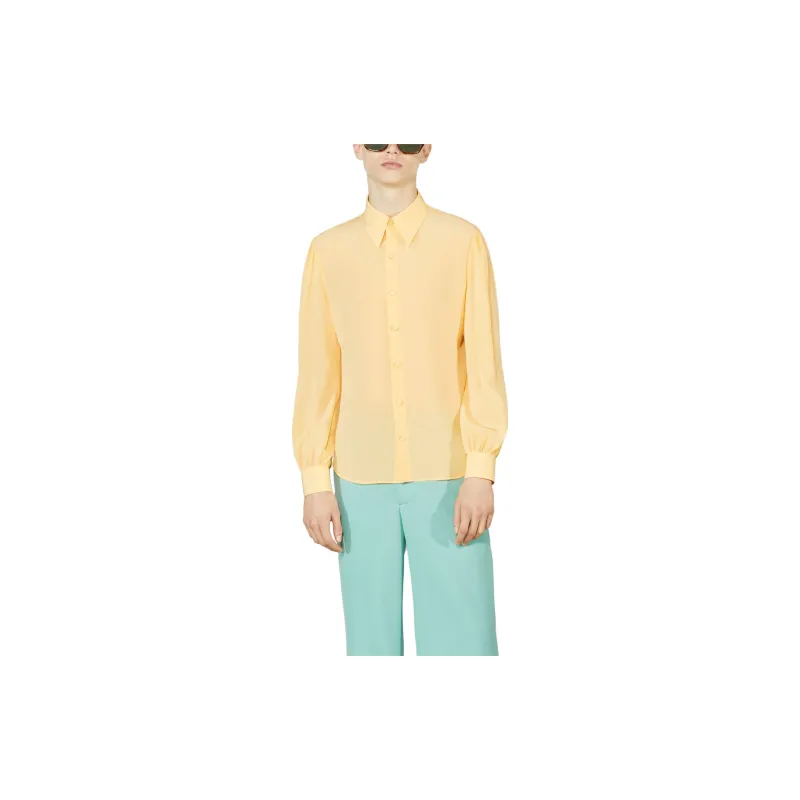 GUCCI Shirts Men Light Yellow-1