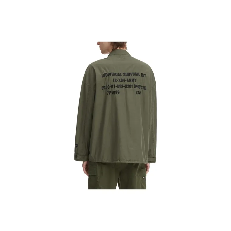 Izzue Jackets Coats Men's Army Green-4