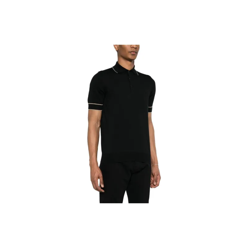 Brunello Cucinelli SS24 Polo Shirt Men's Black-3