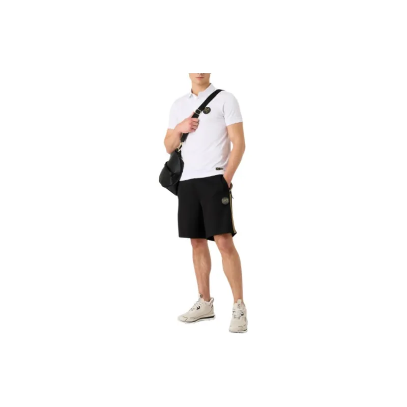 EMPORIO ARMANI Logo patch Shorts-1